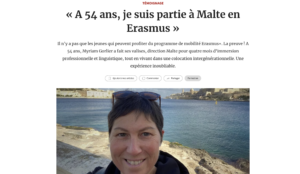 « A 54 ans, je suis partie à Malte en Erasmus »